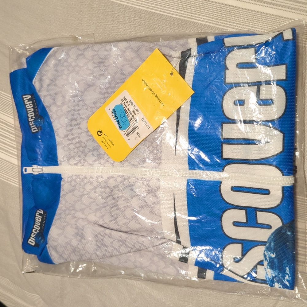 Nike Vintage Discovery Channel Team Cycling Jersey | Trek | Lance Armstrong LG